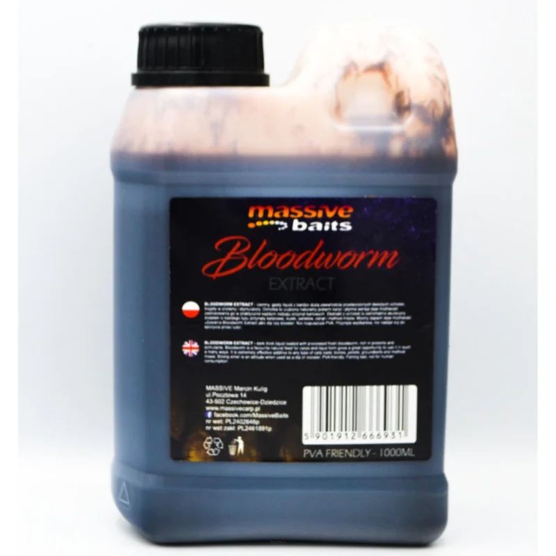 Kup online Liquid Massive Baits Bloodworm Extract 1l