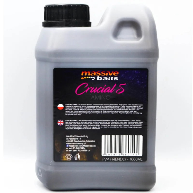 Cena promocyjna Liquid Massive Baits Crucial Amino 5 1l