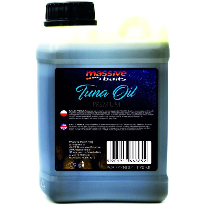 Liquid Massive Baits Tuna Oil Premium 1l Oferta