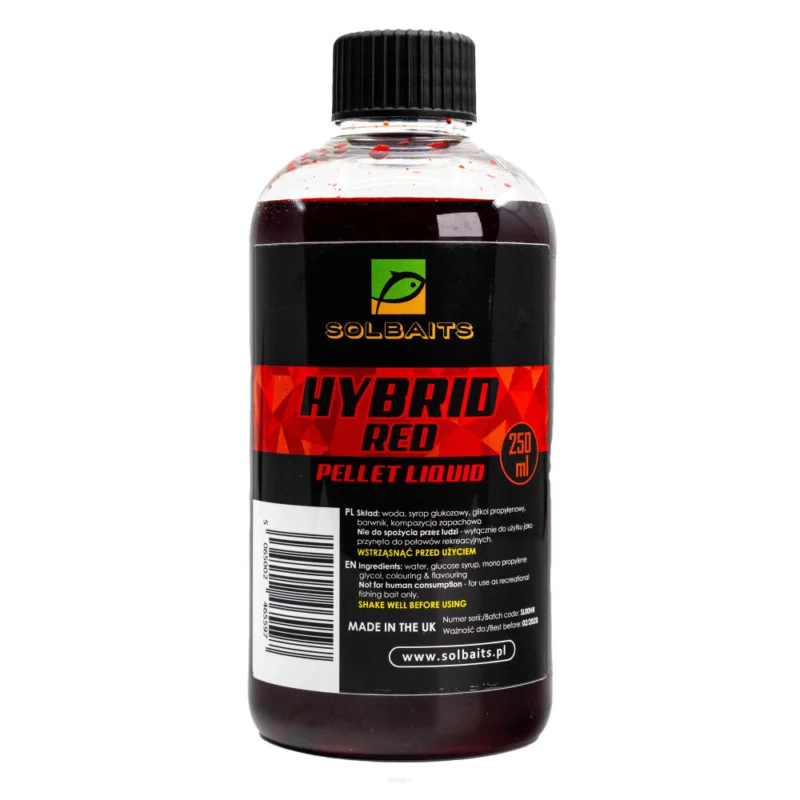 Okazja Liquid Solbaits Hybrid Red 250ml