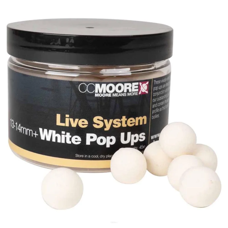 Kulki CC Moore Pop Ups Live System White 13-14mm Super okazja