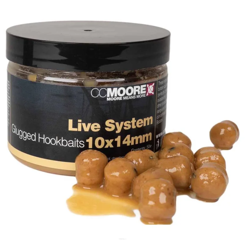 Dumbells CC Moore Live System Glugged Hookbaits 10x14mm Nowy