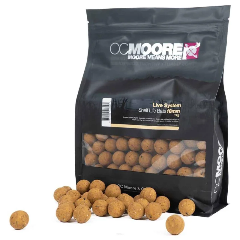 Niska cena Kulki CC Moore Shelf Life Baits Live System 18mm 1kg