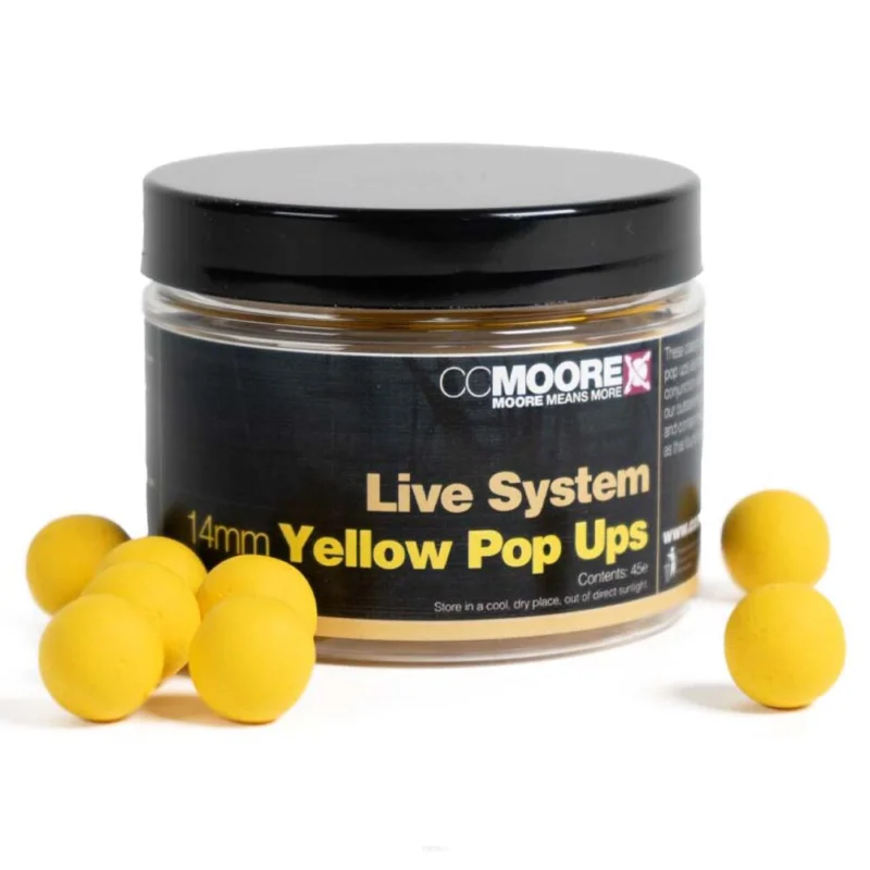 Ekspresowa dostawa Kulki CC Moore Pop Ups Live System Yellow 14mm