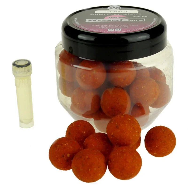 Kulki Haczykowe Warmuz Baits Donald 20mm + Dopalacz Wyprzedaż