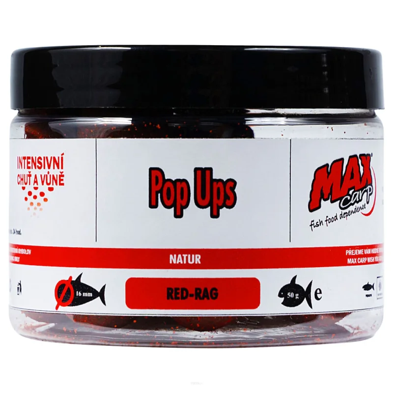 Obniżka ceny Kulki Pop-Up Max Carp Red Rag 16mm