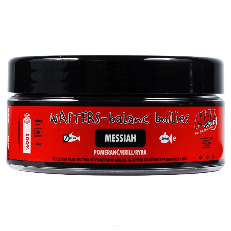 Oferta limitowana Kulki Haczykowe Max Carp Messiah Wafters 21mm 300ml