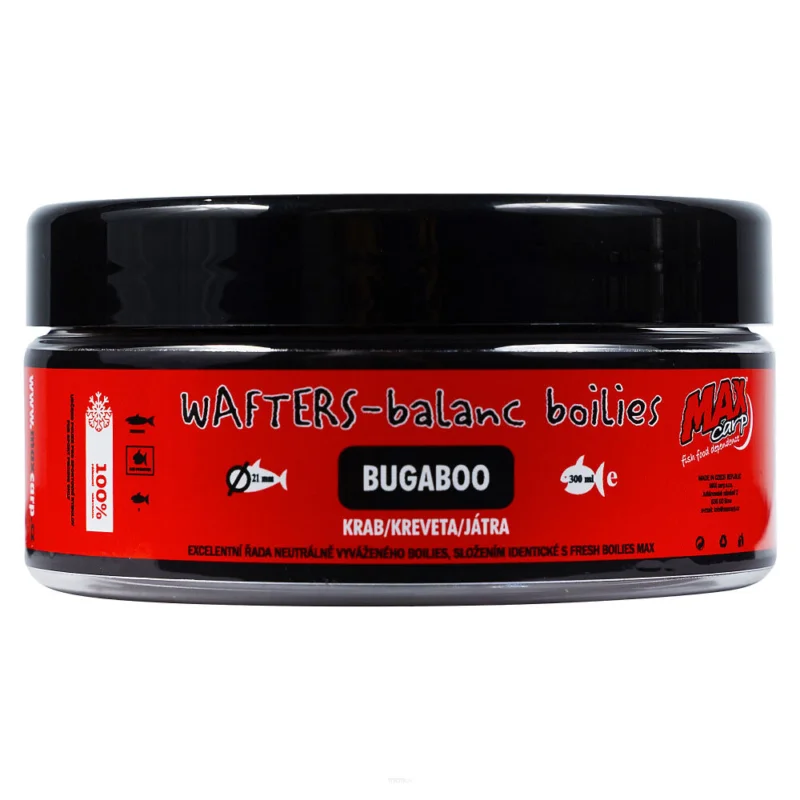 Darmowy zwrot Kulki Haczykowe Max Carp Bugaboo Wafters 21mm 300ml