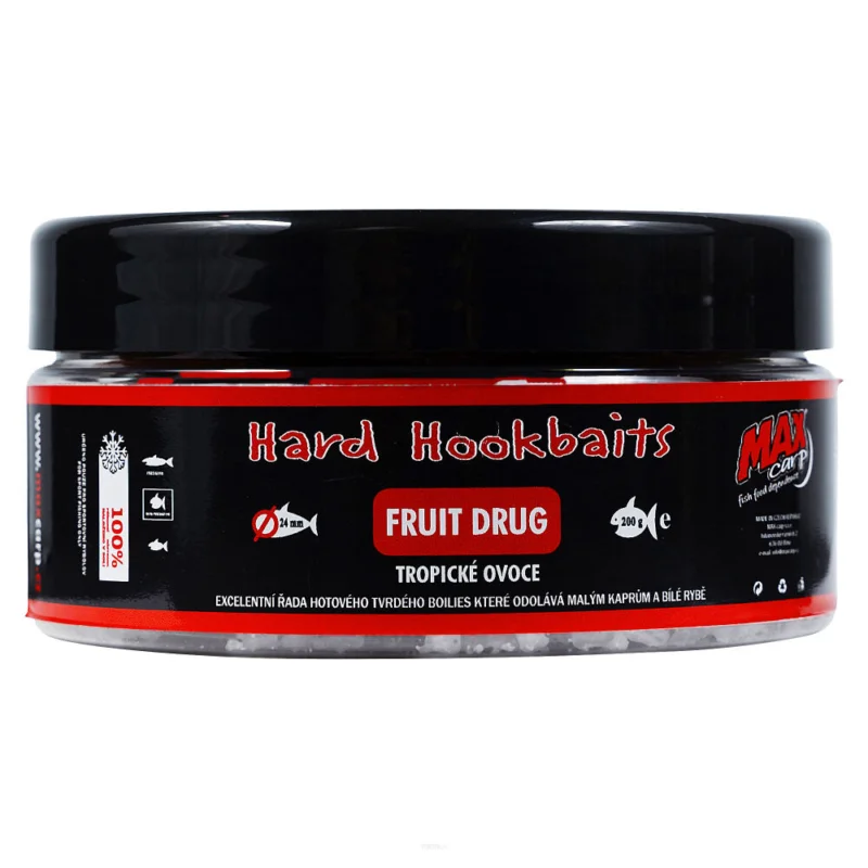 Nowy Kulki Haczykowe Max Carp HardHook Fruit Drug 24mm 200g
