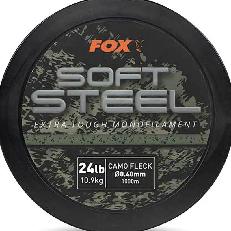 Żyłka Fox Soft Steel Fleck Camo Mono 24lb (10.9kg) 0.40mm x 1000m Ekspresowa dostawa