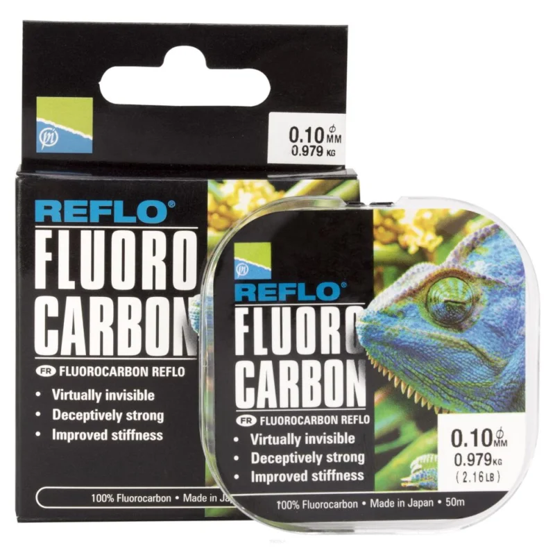 Żyłka Preston Reflo Fluorocarbon 50m 0,22mm Wysoka jakość