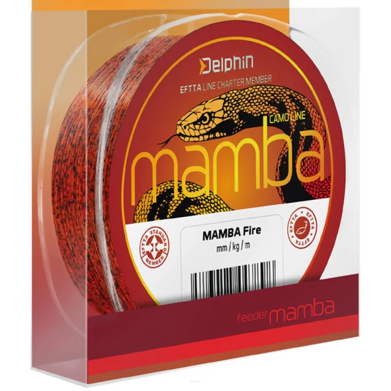 Okazja Żyłka Delphin MAMBA Feeder / Fire 0,18mm 200m