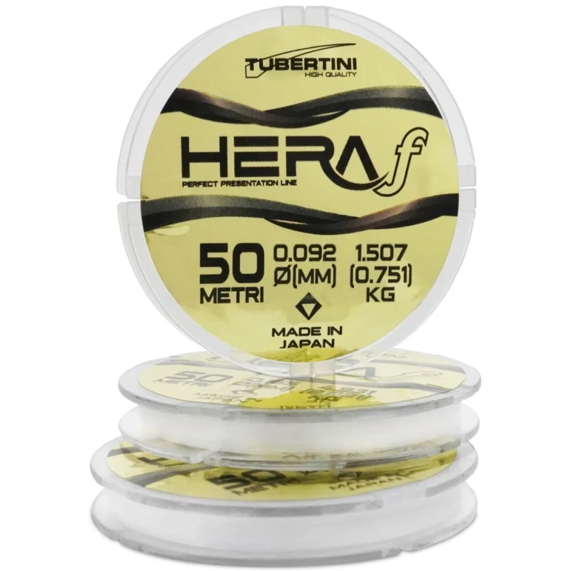 Żyłka Tubertini Hera F 50m - 0,145mm / 3,62kg Niska cena