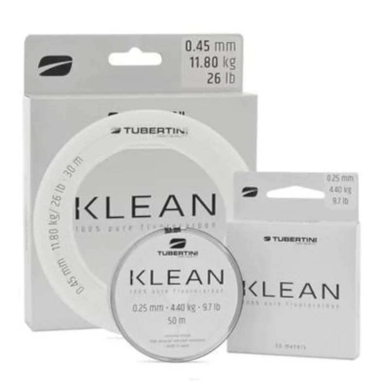 Fluorocarbon Tubertini Klean 50m - 0,10mm Do wyczerpania zapasów
