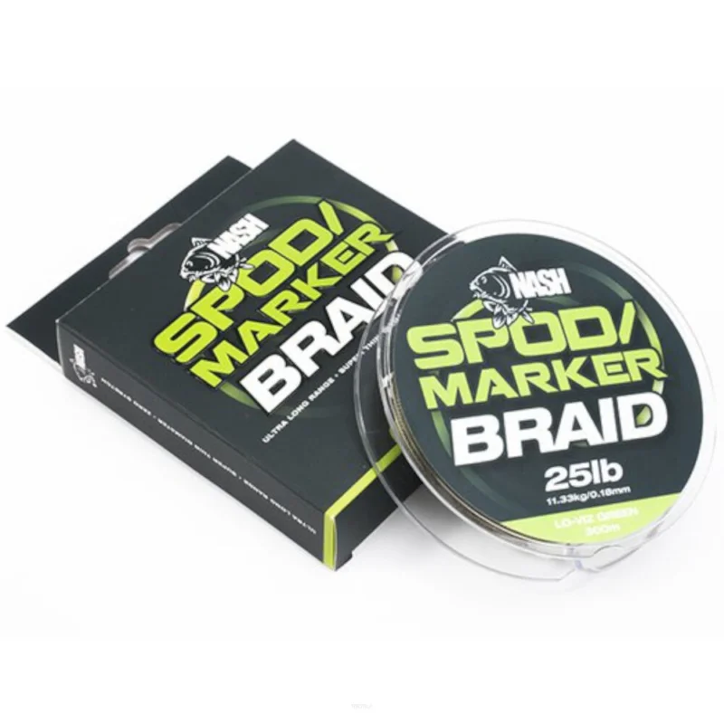 Okazja Plecionka do spoda Nash Spod & Marker Braid Lo Viz Green 25lb/0.18mm x 300m