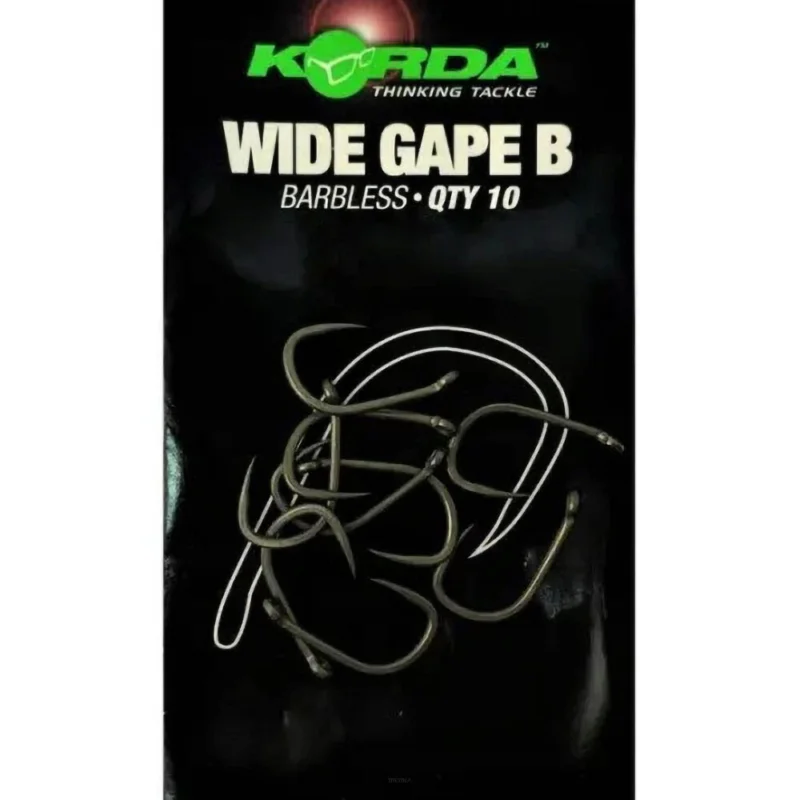 Haczyki Korda Wide Gape B Barbless - 8 Oferta