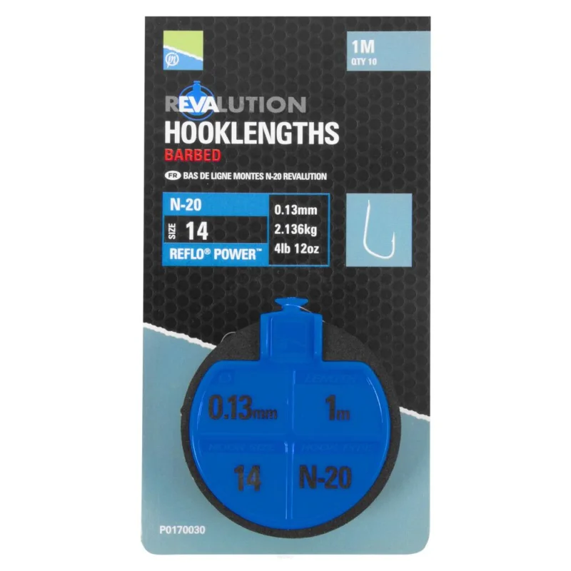 Promocja Przypony Preston Revalution Hooklengths 100cm N-20 - 18