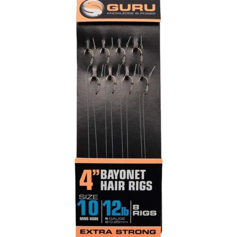 Przypony Guru Bayonets Ready Rigs 10cm 0.22mm - 12 Zniżka
