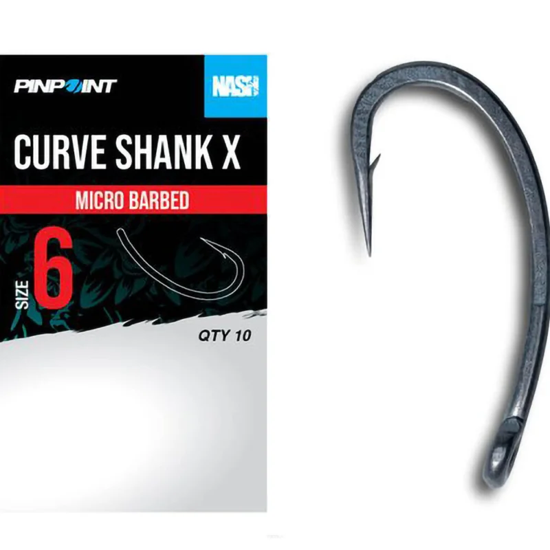 Haczyki Nash Curve Shank X Barbed - 6 Sprawdź teraz