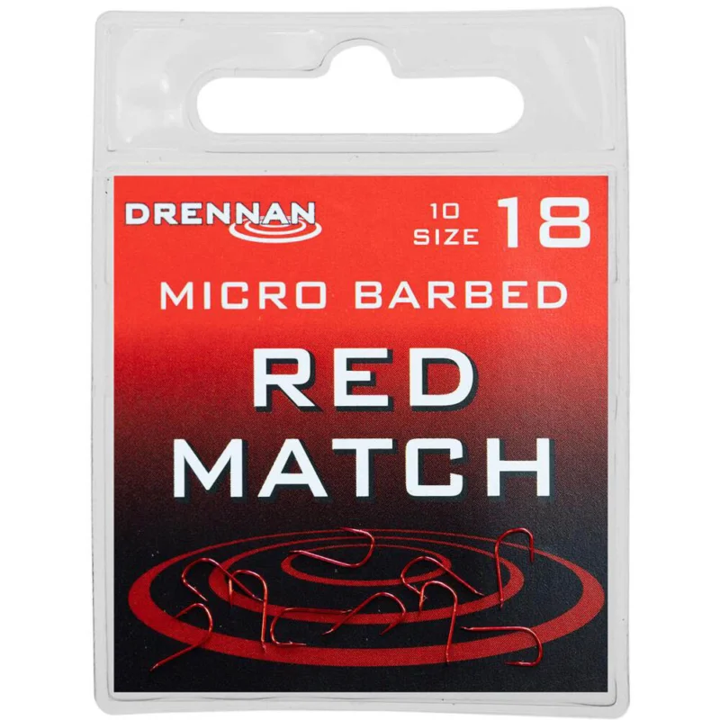 Kup teraz Haczyki Drennan Red Match - 18