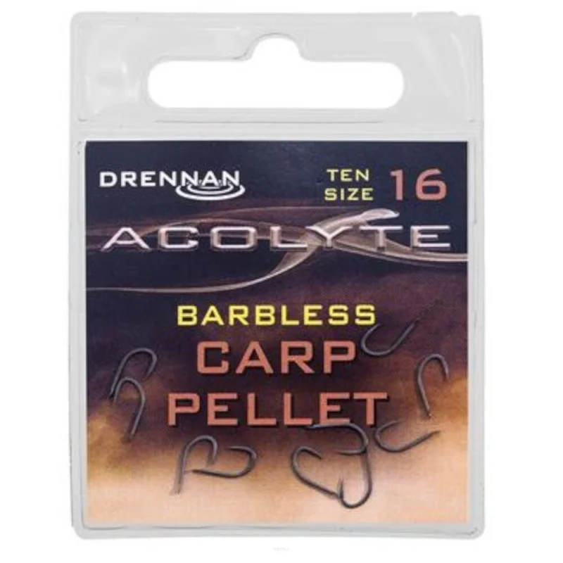 Niska cena Haczyki Drennan Acolyte Carp Pellet Barbless - 12