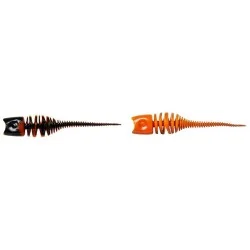 Przynęta gumowa DAM Effzett Garclic Trout Lure UV 6cm, UV Orange/Black Premium