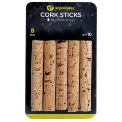 Oferta limitowana Wałeczki korkowe Ridge Monkey Combi Bait Drill Spare Cork Sticks 8mm