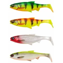 Zestaw przynęt gumowych Savage Gear 3D River Roach Dark Water MIX (4szt.) Zniżka