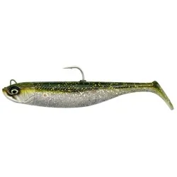 Przynęta gumowa Savage Gear Minnow Sinking, Green Silver Dostępne od ręki