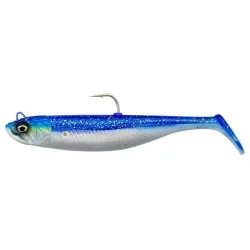 Przynęta gumowa Savage Gear Minnow Sinking, Blue Pearl Silver Ostatnie sztuki
