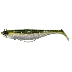 Szybka wysyłka Przynęta gumowa Savage Gear Minnow Sinking WL, Green Silver