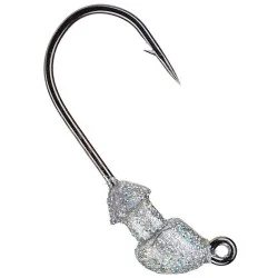 Do wyczerpania zapasów Główka jigowa Strike King Baby Squadron Swimbait Jig Head, Silver Bling (3szt.)