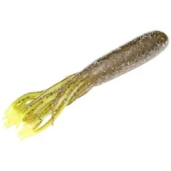 Dodaj do koszyka Przynęta gumowa Strike King Coffee Tube 11,5cm, Green Pumpkin Chartreuse Tail