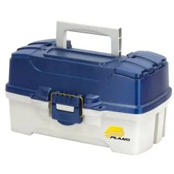 Skrzynka na akcesoria Plano Two-Tray Tackle Box, Blue Metallic/Off-White Bezpieczne zakupy