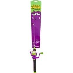 Zestaw wędka+kołowrotek Shakespeare Catch a Monster Spin Combo Purple - 1,40m 15-30g, 10 FD Wysoka jakość