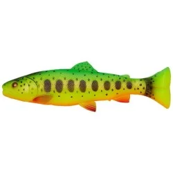 Ostatnie sztuki Przynęta gumowa Savage Gear 3D Craft Trout Pulsetail, Firetiger