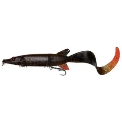 Zamów teraz Przynęta + zapasowy ogon Savage Gear 3D Hybrid Pike 17cm/47g, Motor Oil
