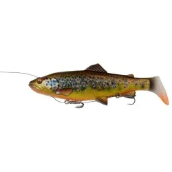 Przynęta gumowa Savage Gear 4D Line Thru Rattle Trout, Brown Trout UV Hit sprzedaży