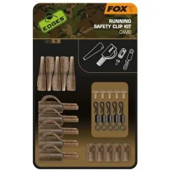 Wyprzedaż Zestaw z bezpiecznym klipsem Fox Edges Camo Running Safety Clip Kit