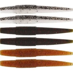 Premium Zestaw przynęt gumowych Westin Ned Worm Clear Water Mix 9 cm (6szt.)