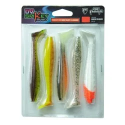 Ostatnie sztuki Zestaw przynęt gumowych Fox Rage Spikey Shad Mixed UV Colour Pack(5szt.)