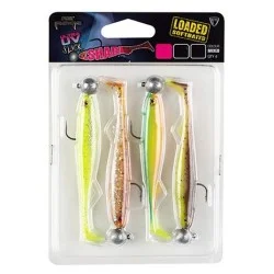Promocja Zestaw przynęt gumowych Fox Rage Slick Shad Mixed UV Colour Pack Loaded rozm.3/0, 10g/11cm (4szt.)