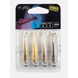 Zestaw przynęt gumowych Fox Rage Micro Tiddler Fast Mixed UV Colour Pack Loaded rozm.4, 3g/5cm (4szt.) Zamów dziś