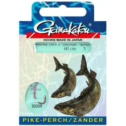 Przypon Gamakatsu Pike-Perch LS-3030R Braided 0,20mm/60cm (3szt.) Super okazja