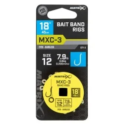 Wyjątkowa oferta Przypon Matrix MXC-3 Bait Band Rigs 45cm (8szt.)