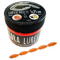 Nie przegap Przynęta gumowa Libra Lures Larva Multi, 011 Hot Orange