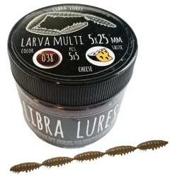 Tani Przynęta gumowa Libra Lures Larva Multi, 038 Brown