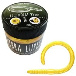 Przynęta gumowa Libra Lures Flex Worm, 007 Yellow Kup teraz
