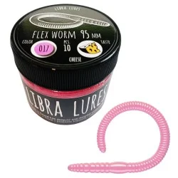 Oferta czasowa Przynęta gumowa Libra Lures Flex Worm, 017 Bubble Gum