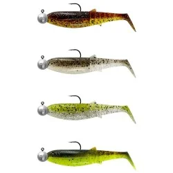 Zestaw przynęt gumowych Savage Gear Cannibal Shad Clearwater Mix 10cm/9g (4szt.) Oferta czasowa